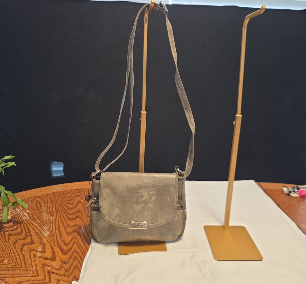 Gray Crossbody Shoulder Bag - Unbranded